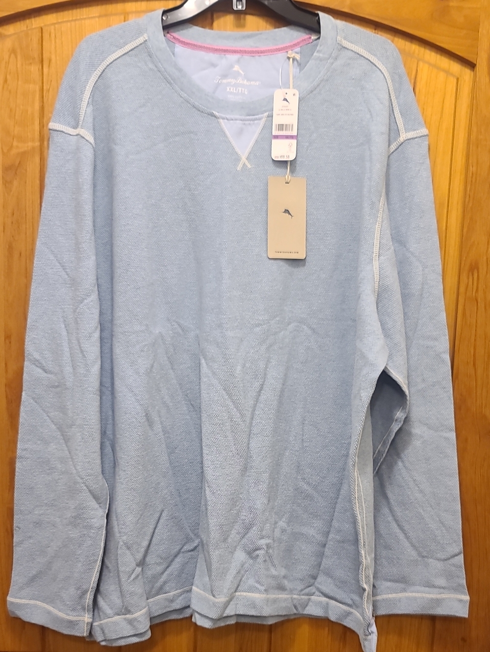 Tommy Bahama Light Blue Crewneck Pullover Sweater